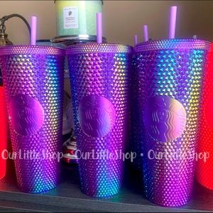 Starbucks 2022 Oil Slick Studded Tumbler
